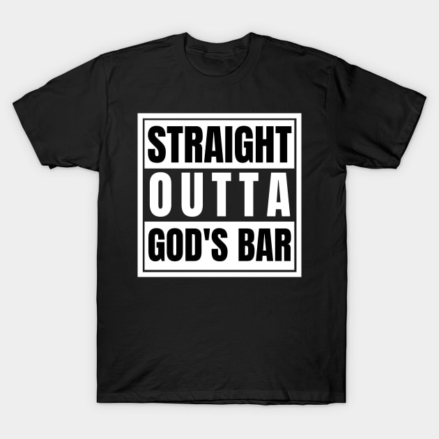 Straight Outta God's Bar Supernatural God Is Chuck Word of God Metatron Typewriter Writing T-Shirt by nathalieaynie